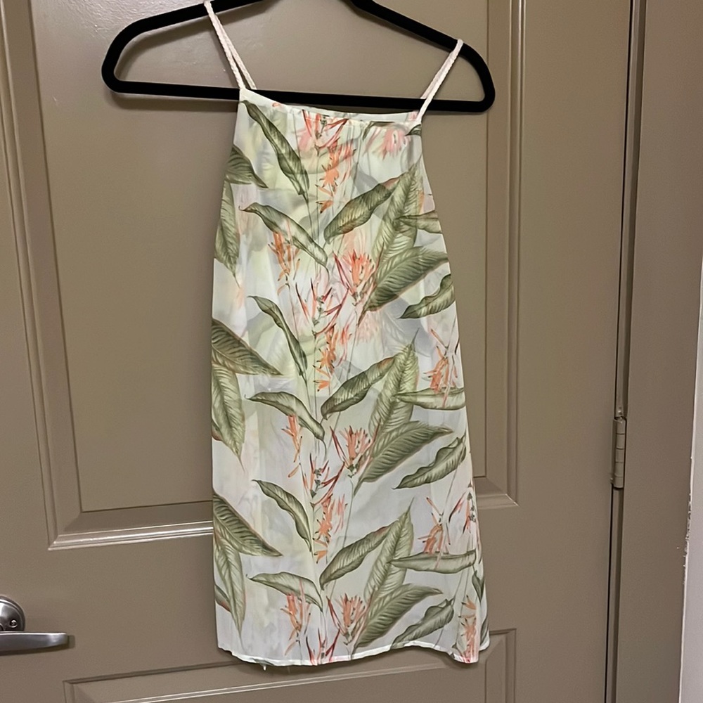 BCBG Tropical crop tank